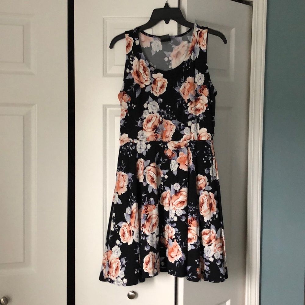 Black Floral Dress